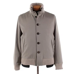 Kired Kiton NWT Ronde Wool Jacket w/ Removable Collar Size 50 (M US) In Beige - Picture 1 of 15