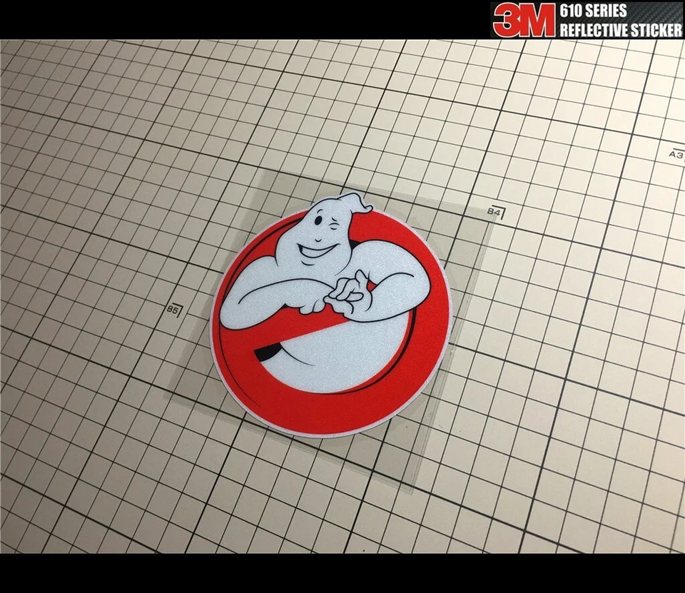 Reflective FUNNY GHOSTBUSTERS 'NO GHOSTS' Car 4X4 Ute OFF ROAD Sticker Foto 1 de 1
