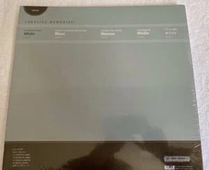 NIP 2008 Creative Memories 12 X 12 White Scrapbook Pages 15 sheets/30 Page - Picture 1 of 6