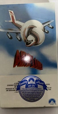 Airplane VHS Sealed Early Print Sidebar UPC IGS Ready Get It Graded - Image 1 of 4