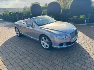 2012 BENTLEY W12 GTC EXTREME SILVER/LINEN 57K MLS FSH STUNNING NICE SPEC CAR - Picture 1 of 23