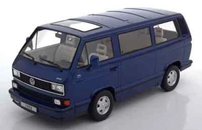 VOLSKWAGEN Bulli T3 Multivan Limited Last Edition 1992 bluemet. 1:18 KK-Scale - Immagine 1 di 4