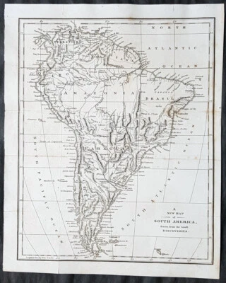 1798 Aaron Arrowsmith Antique Map of South America - Image 1 of 2