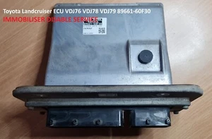 Toyota Landcruiser ECU VDJ76 VDJ78 VDJ79 89661-60F30 IMMOBILISER DISABLE SERVICE - Picture 1 of 1