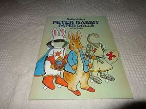 NUEVO Libro de Muñeca de Papel Peter Rabbit De Colección 1982 Kathy Allert ¡ENVÍO RÁPIDO! - Imagen 1 de 3