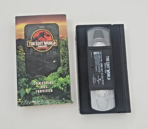 The Lost World - Jurassic Park VHS tape 1997  Hollywood Video rental - Picture 1 of 11