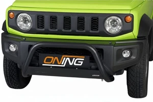 Frontbügel Edelstahl SCHWARZ für Suzuki Jimny GJ HJ ab 2018 63mm mit Gutachten - Bild 1 von 9