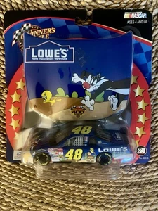 Vtg 2002 Winner's Circle 1:43 Monte Carlo 400 #48 Lowes Looney Tunes Hood NASCAR - Picture 1 of 2