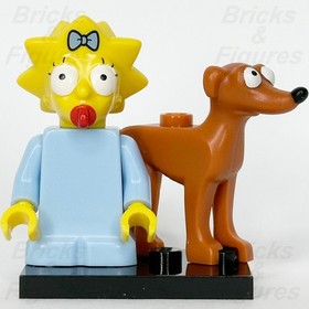 LEGO The Simpsons Maggie Simpson Minifigure Santa's Little Helper Series 2 71006
