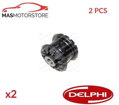 CONTROL ARM WISHBONE BUSH PAIR LOWER FRONT REAR DELPHI TD462W 2PCS I NEW - Image 1 of 4