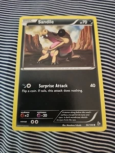 Sandile 56/106 Common XY: Flashfire Pokemon TCG Regular - Bild 1 von 2