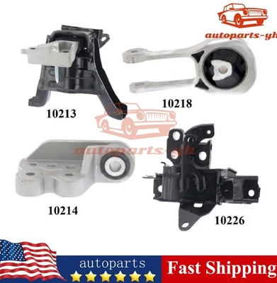 4PCS MOTOR & TRANS MOUNT FOR 2019-2021 TOYOTA COROLLA 2.0L - AUTO TRANS - Image 1 of 4