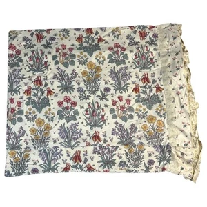 Vintage Martex Liberty Of London Standard Shams Set of 2 Floral Ruffle Edge - Picture 1 of 6