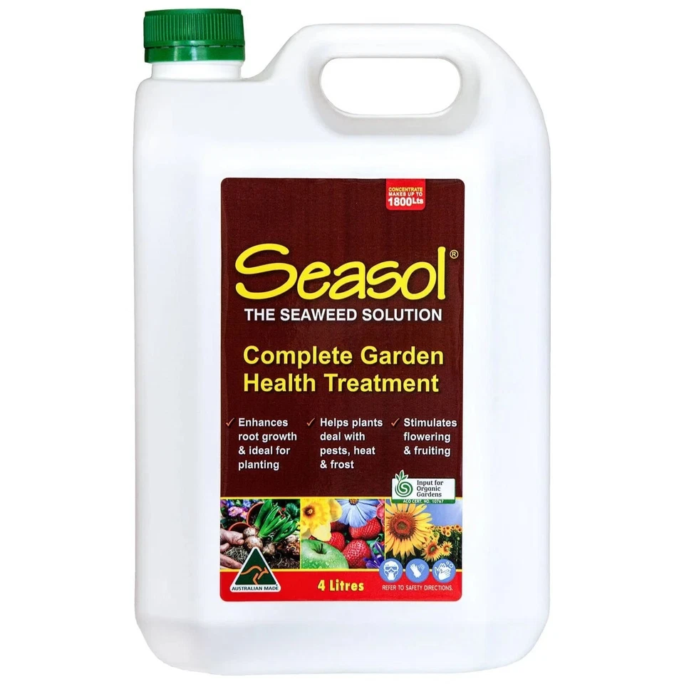 Seasol Concentrate Makes up to 1 800l Complete Garden Health Treatment 4l