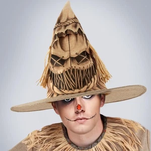 Scarecrow Hat Pointed Fancy Dress up for Carnival Photo Props Theme Party Gift - Picture 1 of 6