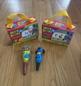 LOT Hot Dots Phonics Flash Cards- 2 Sets and 2 Pens Pens Need Batteries - Picture 1 of 6