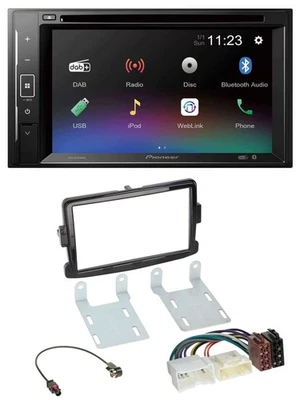 Pioneer Bluetooth MP3 USB 2DIN DAB DVD Autoradio für Dacia Sandero Renault Traff - Bild 1 von 4