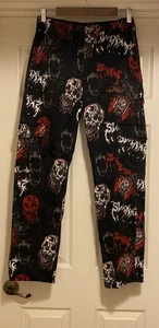 Swixxz Maggie Lindemann Womens Black Red Skull Cargo Pants Sz S - Picture 1 of 11