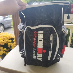 NEW W/ Tags Ironman Work out backpack black swim bike run triathlon Madison WI - Picture 1 of 8