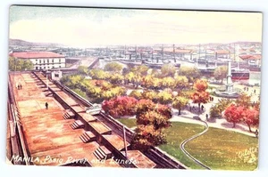 Philippinen Postkarte Manila Pasig River und Luneta Postkarte D456 - Bild 1 von 2
