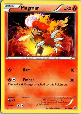 Magmar - Generations #16/83 Common LP+ - Image 1 of 2