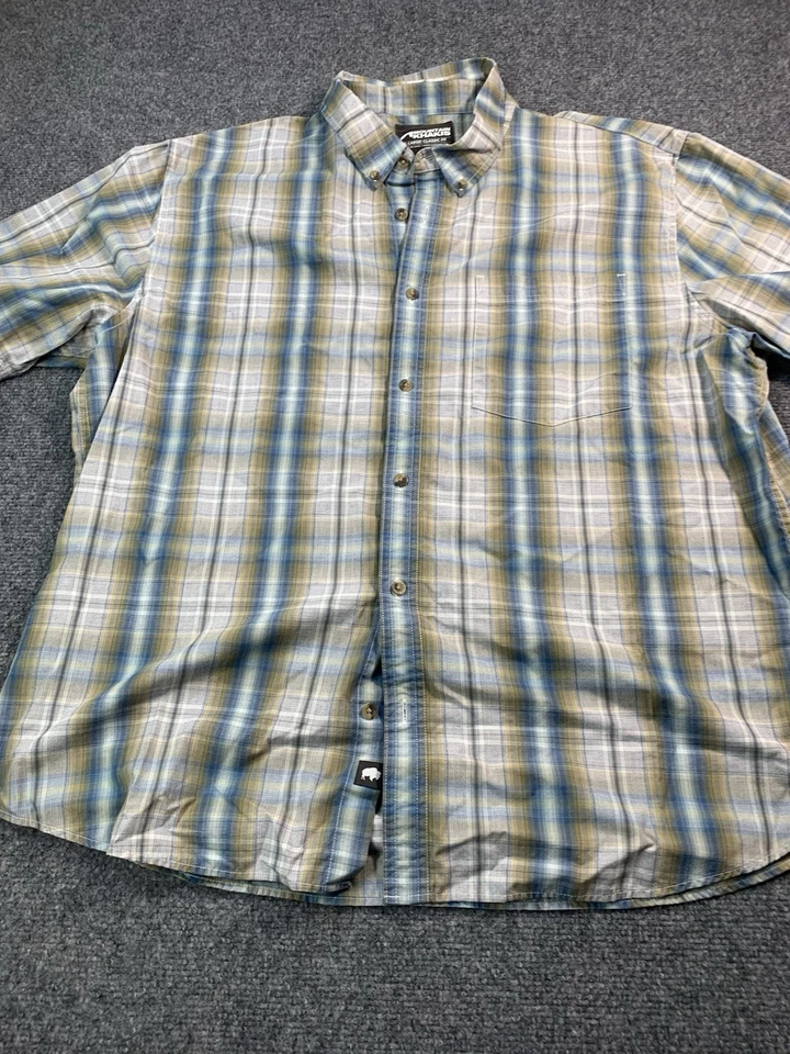 Mountain Khakis Shirt Mens 2XL Plaid Pocket Button Up Casual - Image 1 of 4