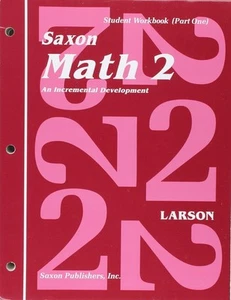 Saxon Math 2nd Grade 2 Student Workbook Part 1 1997 1st Edition - Imagen 1 de 1