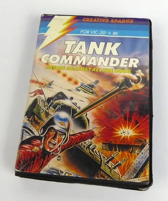 Commodore VC 20 VIC 20 -- TANK COMMANDER (Creative Sparks) -- Tape Kassette - Bild 1 von 2