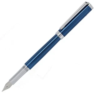 Nueva pluma estilográfica azul Sheaffer intensidad grabada translúcida (M) E0924353 - Imagen 1 de 6