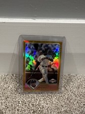 2003 Topps Chrome #245 Barry Bonds Gold Refractor /449 READ DISCRIPTION
