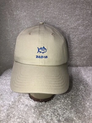Gorra Southern Tide Bordada B&B 18 Nueva Con Etiquetas Hebilla Ajustable Atún Foto 1 de 4