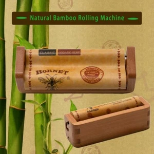 Rodillo de papel para cigarrillos HORNET 1 X 1 1/4 de bambú natural - Imagen 1 de 11