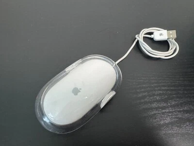 Genuine Apple USB Optical Mac Pro Mouse M5769, clear color - Image 1 of 2