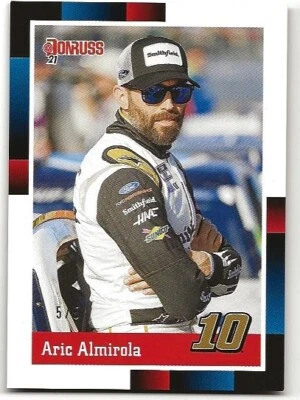Aric Almirola 2021 Panini Donruss NASCAR Retro 88 5th Anniversary 5/5 - Image 1 of 2