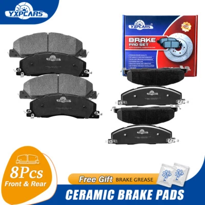 Pastillas de freno delanteras y traseras de cerámica para Ram 2500 3500 2017 2016 2015 2014 2013-2007 Foto 1 de 4