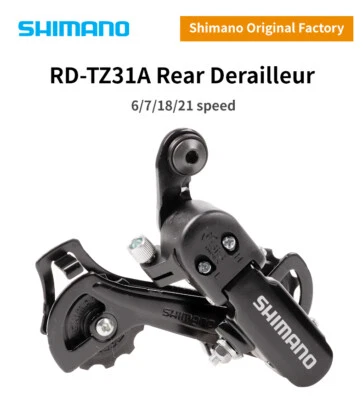 Shimano Tourney RD-TZ31 6/7 Speed Mountain Bike Bicycle Bolt-On Rear Derailleur - Image 1 of 4