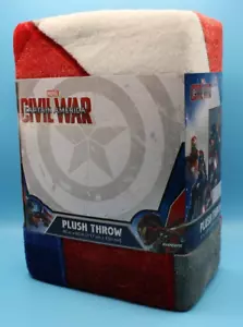 Captain America Civil War Plush Throw - 46" x 60" - Picture 1 of 2