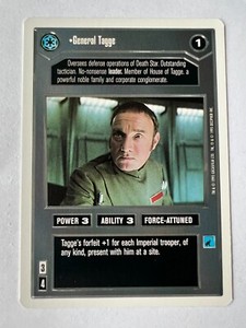 Star Wars CCG General Tagge, Premiere Unlimited WB FS Eligible Dollar Rare