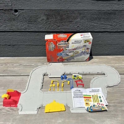 Matchbox Rescue Roadway Play Set EUC - Image 1 of 4
