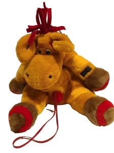 Peluche pupazzo educativo vintage StarSmilez Max T. Mustang cavallo dentale LEGGI - Foto 1 di 4