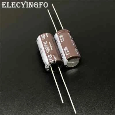 10Pcs/100Pcs NICHICON CS Series 10x20mm 200V33uF Aluminum Electrolytic capacitor - image 1 of 2