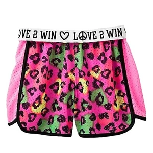 SO Big Girl's Cheetah Print Mesh Athletic Shorts Size XL (16) - NWT - Picture 1 of 4