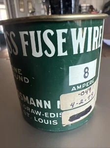 Vintage Buss Fuse Wire Slightly Used 8 Ampere .049 Bussman ~12oz - Picture 1 of 5