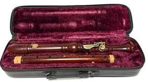 YAMAHA YRT-43 Tenor recorder baroque type w/case from JAPAN freeshipping f/s 02 - Picture 1 of 15