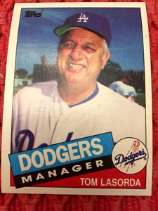 Tommy Lasorda #601 Dodgers MLB Vintage Baseball Card Ships Free - Picture 1 of 2