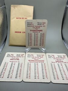 BOSTON RED SOX APBA Original 1962 20 Card Set- EX/NM - YASTRZEMSKI- MALZONE