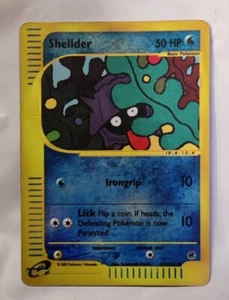 Pokemon Card 129/165 Reverse Holo Expedition Base Set LP Shellder - Picture 1 of 6