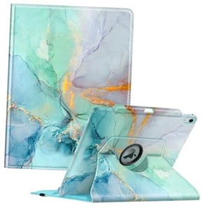Rotating Case for iPad Air 13-inch (M2) 2024 with Pencil Holder emerald marble - Picture 1 of 7