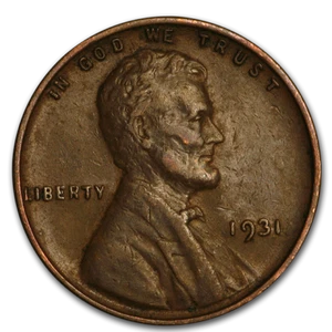 1931 P - Lincoln Wheat Penny - G/VG - Picture 1 of 2