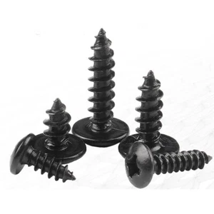 M3 M4 M5 Black Oxide Phillip Cross Mushroom Head Pan Head Self Tapping Screw - Picture 1 of 5